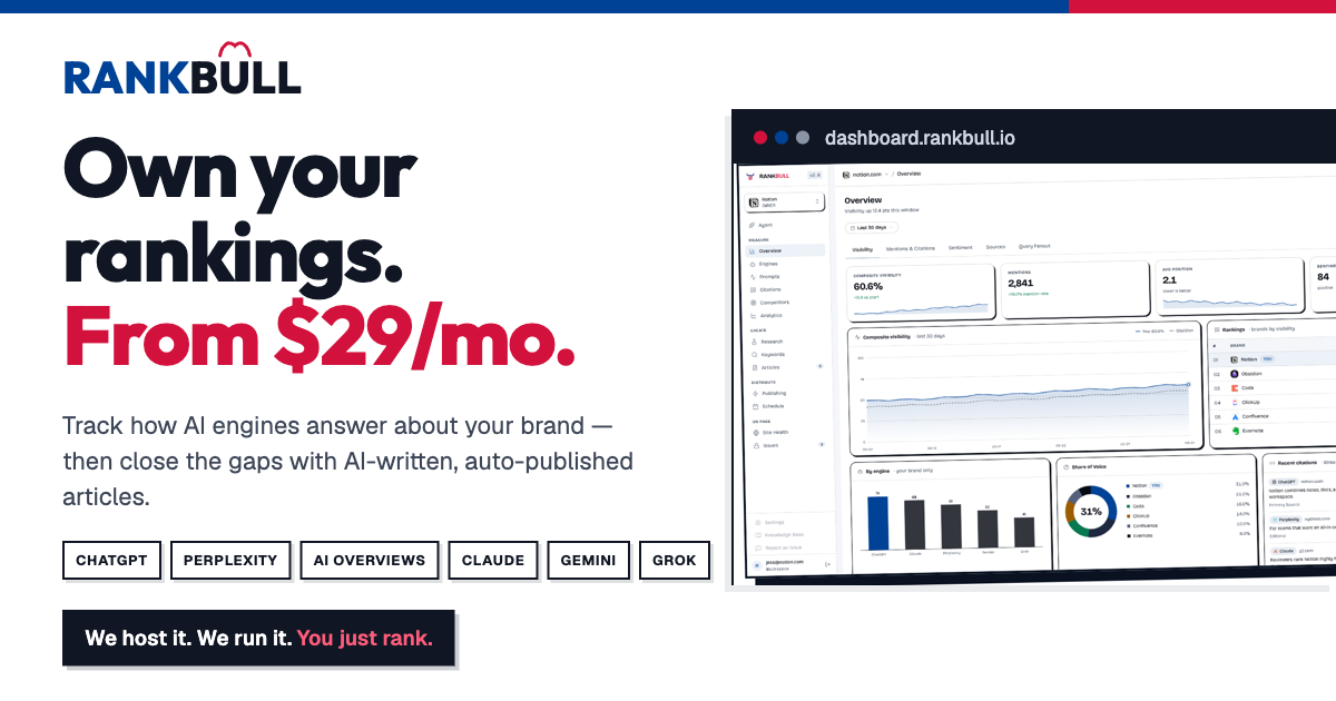 RankBull — Own your rankings.
